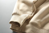 WIAOFELLAS  -  Spring new American vintage applique embroidered men's loose casual hooded sweater cardigan zipper coat tide