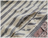 WIAOFELLAS  -  Vintage fashion striped short-sleeved shirt men's top Vintage loom cotton patchwork fabric summer cargo shirt