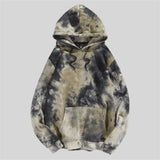 WIAOFELLAS  -  Hip Hop Tie Dye Hoodie Sweatshirt Men Fleece Streetwear Harajuku Cotton Hooded Pullover Men Pink Colors Loose Unisex Hoodies