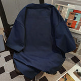 WIAOFELLAS  -  Men Clothing T Shirts New Summer High-end Designed Loose Casual Pure Cotton Cartoon Letters Doodle Print Short-sleeved T-shirt