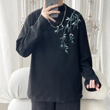 WIAOFELLAS  -  Winter Soft Velvet Printed T Shirt Couples Fashion Mock Neck Long Sleeve T-shirt Men's Warm Solid Tshirts Men Tees Tops