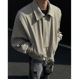 WIAOFELLAS  -  Spring Short Jacket Men Fashion Black Casual Jacket Men Streetwear Korean Loose Bomber Jacket Mens Motorcycle Jackets M-3XL