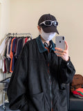 WIAOFELLAS  -  New Spring Men's Jacket Fashion Casual Streetwear Hoodie Jacket Men Waterproof Clothes Mens Windbreaker Coat Male Outwear