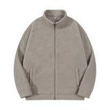 Wiaofellas  -  New Fashion Fleece Jackets Man Trendy Lamb Wool Coats Outdoor Sports Thick Warm Casual Streetwear Coats Windproof Jacket Male