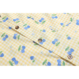 WIAOFELLAS  -  American Retro Full Of Print Cherry Shirts For Men Summer Button Up Casual Streetwear Male Couple Top Tees Hip Hop Men Clothing