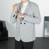 WIAOFELLAS  -  Spring Autumn Jackets Man New in Suits and Blazers for Men Sack Man Dress Elegant Men's Jackets Luxury Men's Clothing Suit Top