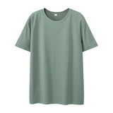 WIAOFELLAS  -  Short-sleeved T-shirt Men's 210G Cool-sensing Base T-shirt Summer New Half-sleeved Round Neck Shirt
