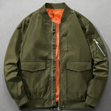 WIAOFELLAS  -  MA-1 Functional Bomber Jacket for Men 2025 Autumn Retro Oversized Baseball Suit Coat American Brand Clothing Men's Short Jacket