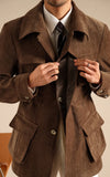 WIAOFELLAS  -  Luxury Italian Fashion Lapel Top Male Trench Coat Jacket Men Casual Office Jacket Men's Business Versatile Senior Mantel Wolle