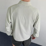 WIAOFELLAS  -  Simple Men's Jackets Stand Collar Thin Solid Color Quick-dry Casual Sun-protective Clothing Loose Male Coats Summer