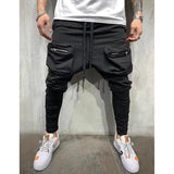 WIAOFELLAS  -  Plus Size S-3XL Men Sweatpants Joggers Pants Spring Autumn  Casual Sport Drawstring Elastic Waist Slim Long  Street Wear