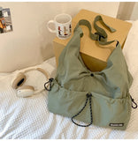 WIAOFELLAS  -  Large-capacity messenger bag male leisure messenger bag Korean shoulder bag waterproof tote bag female