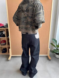 WIAOFELLAS  -  Fashion Baggy Denim Pants For Mens 2025 Spring Summer Trendy Pockets Patchwork Jean Trousers Vintage Men Loose Straight Jeans