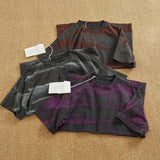 WIAOFELLAS  -  Loose off rotator sleeve American short sleeve T-shirt male personality print heavy industry old washed cotton half sleeve T