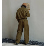WIAOFELLAS  -  Men Japanese Streetwear Vintage Fashion Loose Casual Oversize Long Sleeve Cargo Shirt Cityboy Plus Size Shirts Blouses