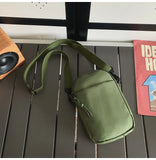 WIAOFELLAS  -  Crossbody bag men's lightweight simple shoulder bag fashion mobile phone bag sports purse multifunctional neck bag