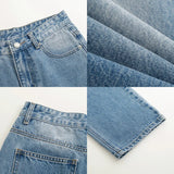 Wiaofellas  -  Winter Autumn Blue Jeans Men Loose Straight Tide Ins Ankle-length Denim Pants Handsome Male Straight Trousers Korean 2D0225