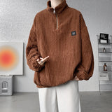 Wiaofellas  -  Autumn Men's Oversized Hoodie Plus Size 5XL Harajuku Hoodies Men Solid Casual Streetwear Hoody Fashion Male Y2k Sweatshirt