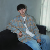 WIAOFELLAS  -  Spring New 3 classic plaid casual loose shirt