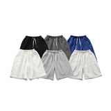 WIAOFELLAS  -  Men's Casual Shorts Summer Trendy Loose Sports Style for Men and Women The Same Solid Color Simple Pants