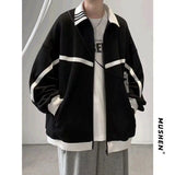 Wiaofellas  -  Men's High-end Jacket Teenage Jacket American Baseball Suit Trend