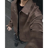 WIAOFELLAS  -  Spring Short Jacket Men Fashion Retro Tie Dye Jacket Men Streetwear Hip-hop Loose Bomber Jacket Mens Motorcycle Jackets Coat