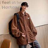 WIAOFELLAS  -  Vintage Jackets Men Japanese Style Shirring Coats Preppy Simply Chaquetas Teens All-match Autumn Clothes Handsome  Outwear