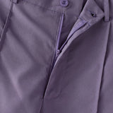 WIAOFELLAS  -  Men Pants Solid Color Button Pleated Casual Trousers Men Streetwear Loose Joggers Personality Fashion Male Flare Pants