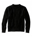Wiaofellas  -  Knitted Pullovers Men Sweater Long Sleeve Sweaters O Neck Jumpers Loose Fit Slight Strech Autumn Solid Basics Casual