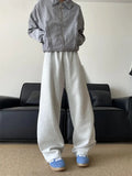 WIAOFELLAS  -  Spring NEW Loose Casual pants man Solid baggy trousers Unisex Wide leg pants Fashion trend youth skateboard pants male