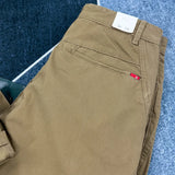 WIAOFELLAS  -  High-end cotton casual pants men's American retro small straight slim cargo pants