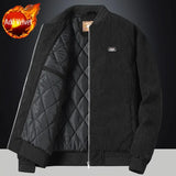 Wiaofellas  -  Corduroy Male Quilted Padded Jackets Warm Thick Cheap Clothes Offer Men's Coats Winter Cold Korean Reviews Many Sale Casual On