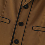 WIAOFELLAS  -  Men Vests Patchwork Lapel Sleeveless Button Casual Male Waistcoats Color-block Streetwear 2025 Fashion Vests Men S-5XL