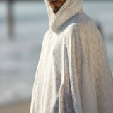 Wiaofellas  -  New Men's Hooded Casual Cover-Up Fashion Cape Trench Coat
