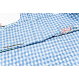 WIAOFELLAS  -  Men Streetwear Retro Vintage Shirt Swan Applique Embroiderey Plaid Cotton Summer Casual Harajuku Shirt Short Sleeve Japanese Tee