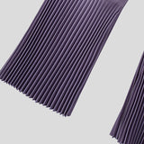 WIAOFELLAS  -  Men Pants Solid Color Button Pleated Casual Trousers Men Streetwear Loose Joggers Personality Fashion Male Flare Pants