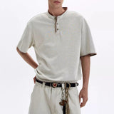 WIAOFELLAS  -  Summer New Men's Short-Sleeved Shirt American Vintage Fashion Trend Unisex Loose Casual Simple Breathable Niche Men's Tops