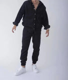 WIAOFELLAS  -  New Men's Thick and Warm Two-piece Set Fashionable Sportswear and Casual Wear Workout Set Men's Clothing Men's Sports Set