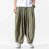 WIAOFELLAS  -  Spring Summer Men's Harem Pants Harajuku Casual Trousers Man Jogger Sweatpants Streetwear Solid Hip Hop Loose Ankle Length Pants