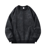 WIAOFELLAS  -  Men's Autumn Winter Long Sleeve Crew Neck Top New Trendy Fashion Pullover Loose Casual Versatile American Hoodie Sweatshirt