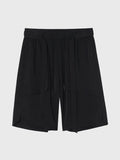 Wiaofellas  -  Loose and Slim Wide-leg Men's Versatile Five-point Casual Straight Suit Shorts