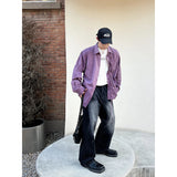 Wiaofellas  -  Trendy Paint Dot Loose Dad Pants Black Grey Casual Pants streetwear hiphop denim jeans men men's pantalon homme jean