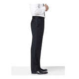 Wiaofellas  -  Black Men's Suit Pants with Satin Stripe Straight Long Classic Business Male Business Formal Trousers for Wedding Party