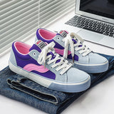 WIAOFELLAS  -  Men Casual Sneakers Personalized Mixed Colors Skateboard Outdoor Running Tennis Sports Shoes Trainers Flats Sneaker Couple 35-44