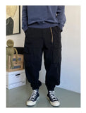 WIAOFELLAS  -  New Style Men's Cargo Pants Autumn Sports Leisure Streetwear Loose Running Training Trousers Fashion Casual Sweatpants C33