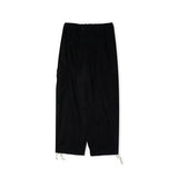 Wiaofellas  -  Retro Japanese Style Work Pants Men's Women's Straight Leg Cuffed Casual Trousers Heavy Duty Drapey Floor Length BF