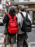 WIAOFELLAS  -  Backpack men's simple large-capacity travel backpack female student bag laptop travel bag