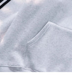 WIAOFELLAS  -  Retro American Striped Letter Hoodie Unisex Fleece Lined Jacket Cotton Full Sleeve Hooded Sweatshirt for Men And Women