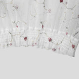 Wiaofellas  -  Men's T Shirt Mesh Flower Embroidery See Through Male Vests Streetwear Summer Sexy Long Sleeve O-neck Men Clothes