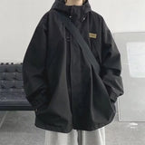 WIAOFELLAS  -  American Hooded Jacket Men's New Workwear Assault Jacket Men's Trendy and Handsome Functional Style Top